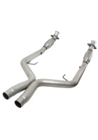 BBK 05-10 Mustang 4.6 GT High Flow X Pipe With Catalytic Converters - 2-3/4
