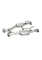BBK 96-04 Mustang 4.6 GT / Cobra Short Mid H Pipe w Catalytic Converters 2-1/2 For Long Tube Headers