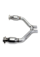 BBK 2015-16 Mustang V6 Short Mid H Pipe With Converters (To Be Used With 1642 Series Headers)