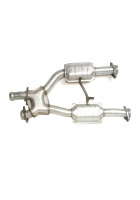 BBK 96-04 Mustang 4.6 GT / Cobra Short Mid X Pipe w Catalytic Converters 2-1/2 For Long Tube Headers