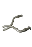 BBK 11-14 Mustang 5.0 Short Mid X Pipe With Catalytic Converters 3.0 For BBK Long Tube Headers