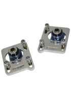 BBK 94-04 Mustang Caster Camber Plate Kit - Silver Anodized Finish