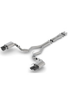 Borla 18-23 Mustang GT 5.0L AT/MT 3in S-Type Cat-Back Exhaust Black Chrome Tips w/ Valves
