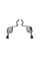Corsa 15-17 Mustang GT 5.0 3in Axle-Back Exhaust Black Dual 4.5in Tip Sport