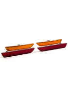 Diode Dynamics Mustang 2010 LED Sidemarkers - Amber/ - Red Set