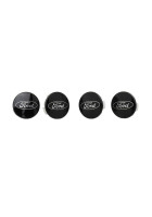 Ford Performance Car Black and Chrome Wheel Cap
