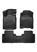 Husky Liners 10-12 Ford Mustang WeatherBeater Combo Black Floor Liners
