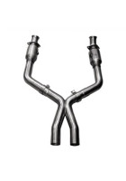 Kooks 05-10 Ford Mustang GT 4.6L 3V Auto/Manual 2 1/2in x 2 1/2in OEM Cat X Pipe Kooks HDR Req