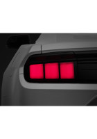 Raxiom 15-22 Ford Mustang Profile LED Tail Lights - Gloss Black Housing (Smoked Lens)