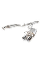 Stainless Works 18+ Ford Mustang GT 3in Redline Series Cat-Back H-Pipe w/Active Valves & Quad Tips