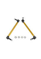 Whiteline 05+ Mustang Coupe 8cyl (Inc Shelby GT/ GT500) Front Swaybar Link Kit H/Duty Adj Steel Ball