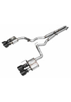 AWE 24-26 Mustang Dark Horse S650 RWD SwitchPath Cat-Back Exhaust w/ Quad Diamond Black Tips