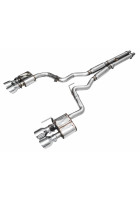 AWE 24-26 Mustang Dark Horse S650 RWD SwitchPath Cat-Back Exhaust w/ Quad Chrome Silver Tips