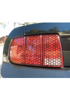 Anchor Room Tail Light Honey Comb Vinyl Overlay (2005-2009 Mustang)