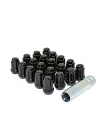 Gorilla 15-24 Mustang Small Diameter Lug Nuts M14 x 1.5 Black Finish (Set of 20)