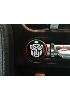 Anchor Room Push Button Decal "Autobot" (2015-2023 Mustang)