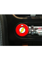 Anchor Room Push Button Decal "Flash" (2015-2023 Mustang)