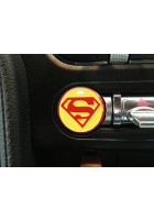 Anchor Room Push Button Decal "Superman" (2015-2023 Mustang)
