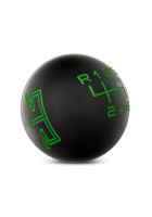 RTR Black Shift Knob - Green Engraving (15-23 GT, EcoBoost, V6)
