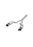 MBRP Cat-Back Pro-With Carbon Fiber Tips With Active Mustang GT Fastback 2018-2023