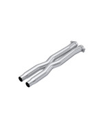 MBRP Shelby GT350 Resonator Delete X-Pipe - 409 Stainless Steel (16-20)