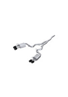 MBRP 3" Active Cat-Back - 304 Stainless Steel - Carbon Fiber Tips (19-23) EcoBoost 2.3