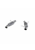 MBRP Axle-Back Kit w/ Polished Tips  - Aluminized Steel (11-14) 5.0