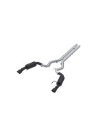 MBRP Street Cat-Back Black Coated Aluminized Steel (15-17 GT Convertible) 5.0