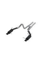 MBRP 3" Street Cat-Back - Aluminized Steel - Black (11-14) 5.0