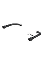 MBRP Axle-Back w/ Black Tips - Aluminized Steel (15-17) 5.0