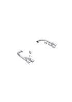 MBRP Armor Lite Race Axle-Back W/ 4” Polished Quad Tips Mustang GT 2024-2025