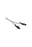 MBRP Armor Blk Race Version Cat-Back With 4” Quad Tips Mustang GT 2024-2025