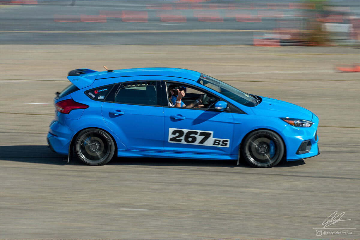 Focus RS Autocross Nitrous Blue Thumbs Up
