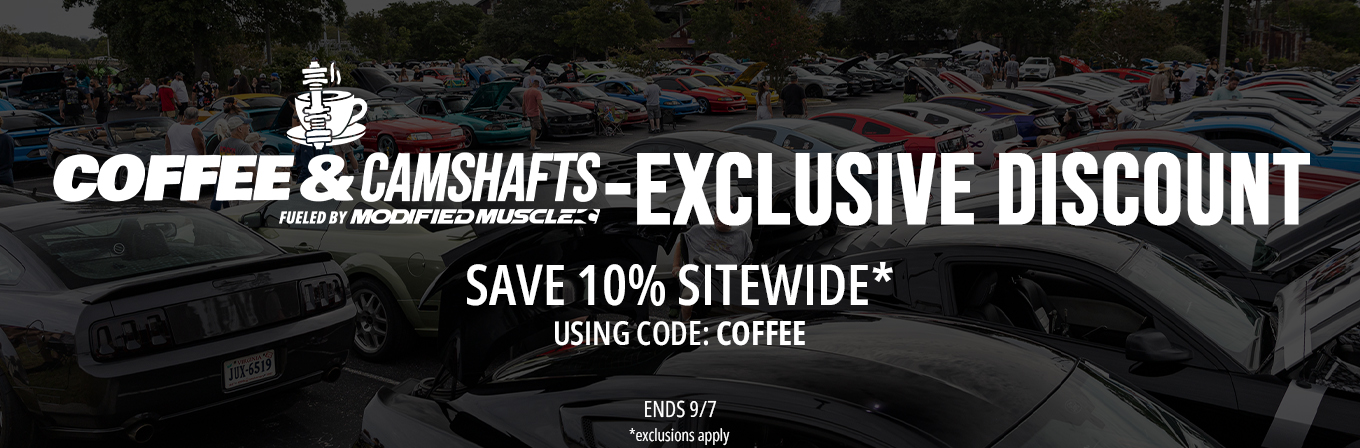 Coffee & Camshafts Exclusive Discount