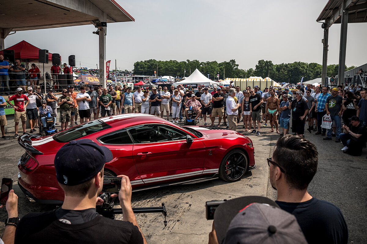 Shelby GT500 Crowd Carlisle Ford Nationals